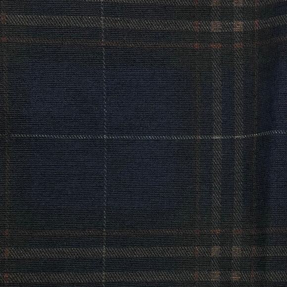 NYDJ Slim Trouser Pants Sz 2 or 27 New $119 Oaklan Plaid Blue Black Straight Leg - Picture 9 of 16